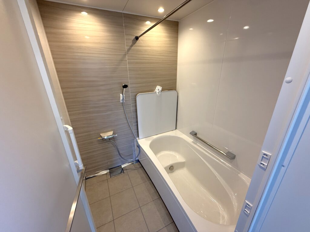 一坪タイプの浴室