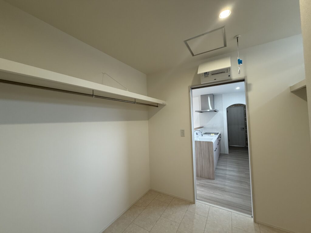 ランドリースペースの収納