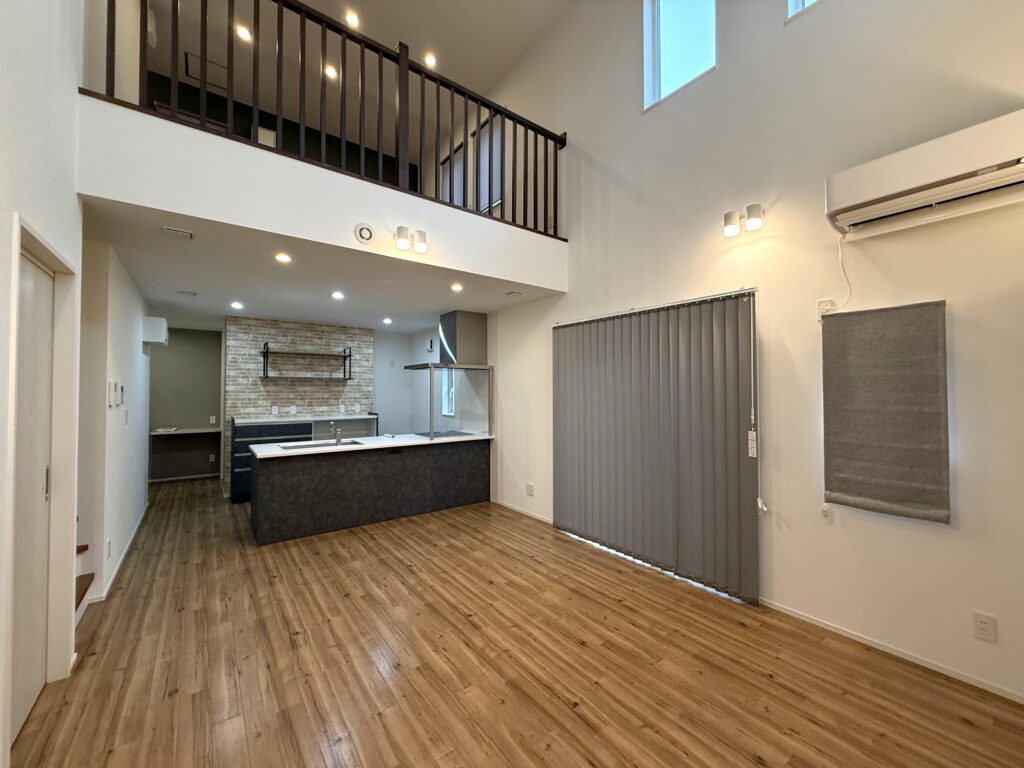 吹き抜けがあるLDK